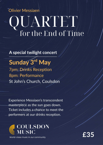 Coulson Music's upcoming concert