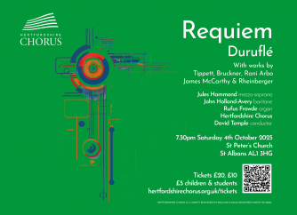 Hertfordshire Chorus presents Duruflé's Requiem