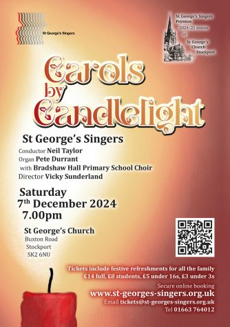 Carols by Candlelight. St George's Singers, Poynton.
