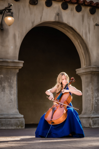 Sophie in Balboa Park, San Diego
