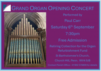 Grand Organ Opening Concert