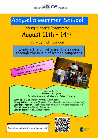 Acapella Summer School Young Singer’s Programme