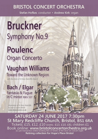 Bristol Concert Orchestra 24 June 2017 concert poster