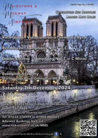 Maidstone & Medway Sinfonia Autumn Concert 2024