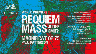Hertfordshire Chorus Judge Smith Concert