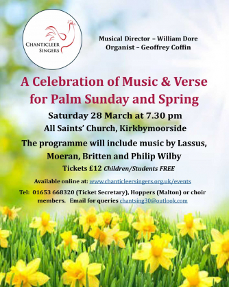 A Celebration of Music & Verse for Palm Sunday & Spring