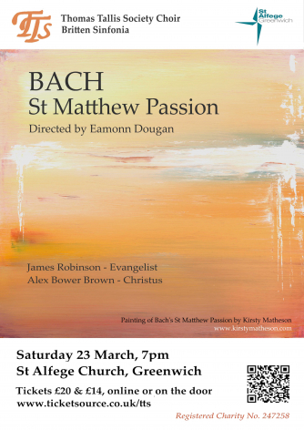 Bach's Matthew Passion | Thomas Tallis Society