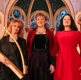 Clare Norburn soprano & Patricia Hammond mezzo, Joy Smith harp