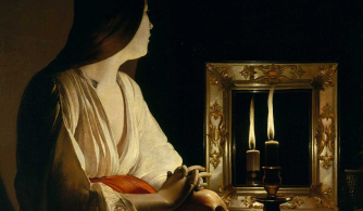 Image shows The Penitent Magdalen c.1640 Georges de La Tour courtesy of the The Metropolitan Museum of Art . [OA]