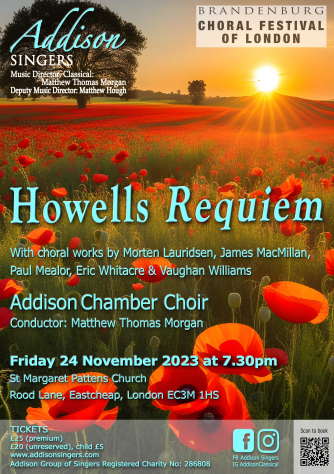 A field of poppies with the sun setting over it