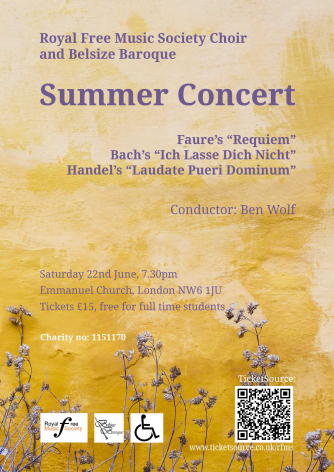 Summer Concert - Bach, Fauré, and Handel
