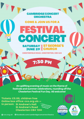 Concert Cambridge 29 June