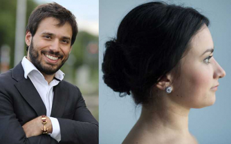 Dinara Klinton and Timothée Botbol