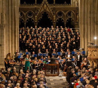 Worcester Festival Choral Society in concert at Worcester Cathedral