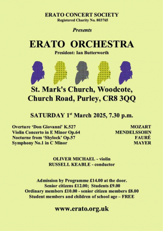 Erato Orchestra Concert – March 2025
