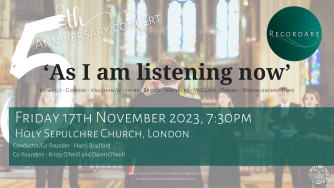 As I am listening now