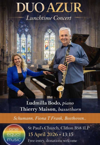 Poster for Clifton Concert featuring Thierry Maison and Ludmilla Bodo