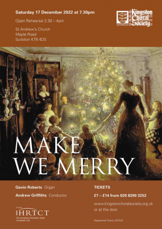 Poster for KCS Christmas Concert : Make We Merry