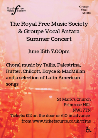 Concert flyer