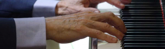 Pianist's hands. Photo credit: Phil Channing