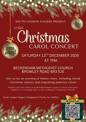A free Christmas Concert by the South London Singers
