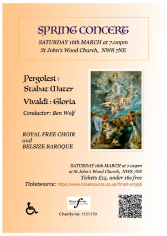 Royal Free Choir & Belsize Baroque