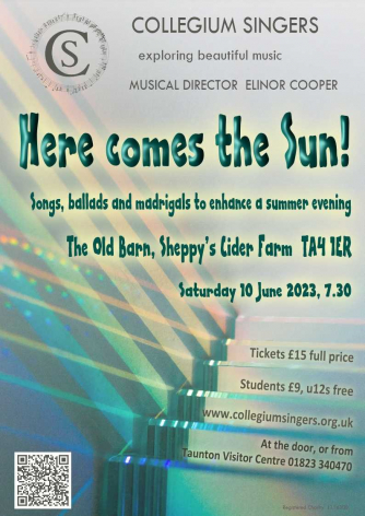Collegium Singers Concert. Here comes the Sun!