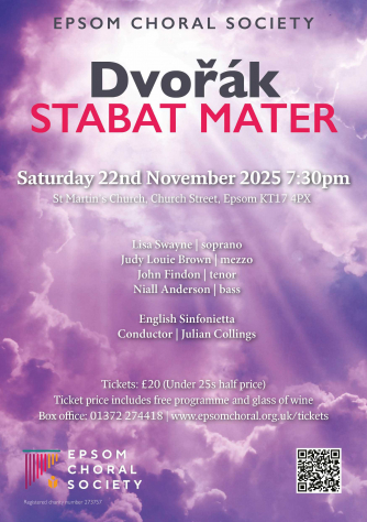 Epsom Choral Society –  Dvořák flyer