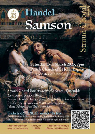 Stroud Choral Society sing Samson by Handel