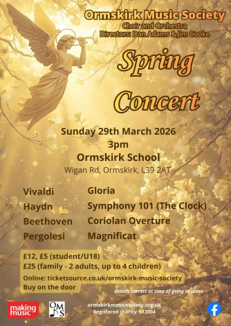 Ormskirk Music Society Spring Concert