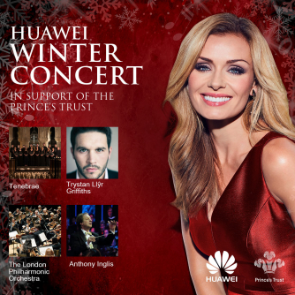 Join us for an evening of seasonal music and song, as the Huawei Winter Concert returns with a mesmerising line up, led by principal artist Katherine Jenkins.  Katherine is supported by critically acclaimed and award-winning chamber choir Tenebrae and ten