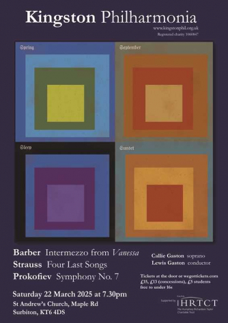 KPO Spring 2025 concert poster