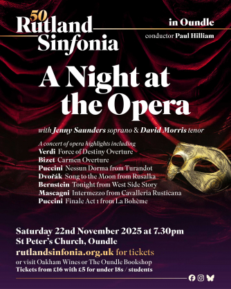 Rutland Sinfonia Concert poster