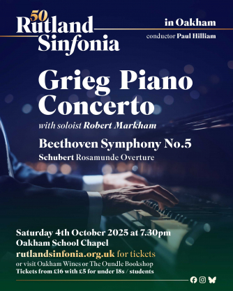 Rutland Sinfonia Concert poster