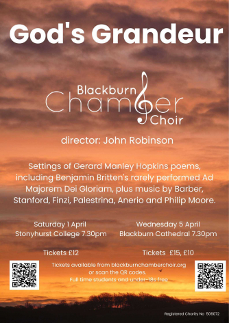 Blackburn Chamber Choir: God's Grandeur