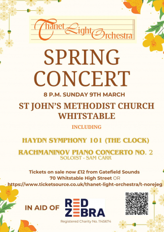 Thanet Light Orchestra Spring Concert