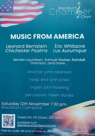 Blackburn Chamber Choir - music from America