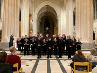 Newbury Chamber Choir at Douai Abbey, April 2025