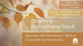 Reading Symphony Orchestra Autumn COncert