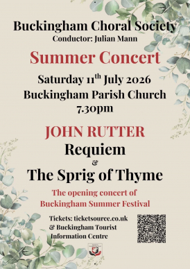 Buckingham Choral Society Summer Concert
