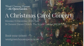 A christmas tree in St Clement Danes Church, London.