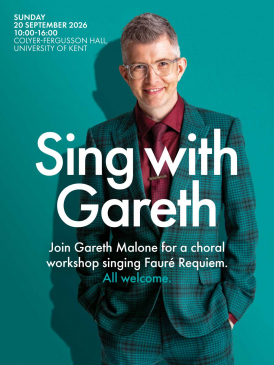 Gareth Malone singing workshop in Canterbury
